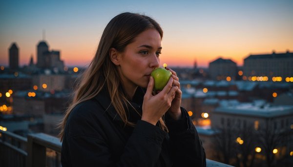 Manger une pomme le soir : bénéfices et risques à connaître